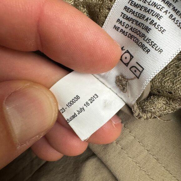 Royal Robbins Cargo Outdoor Pants Mens 40x30 Tan Brown Straight Leg Nylon Hike - Picture 11 of 16